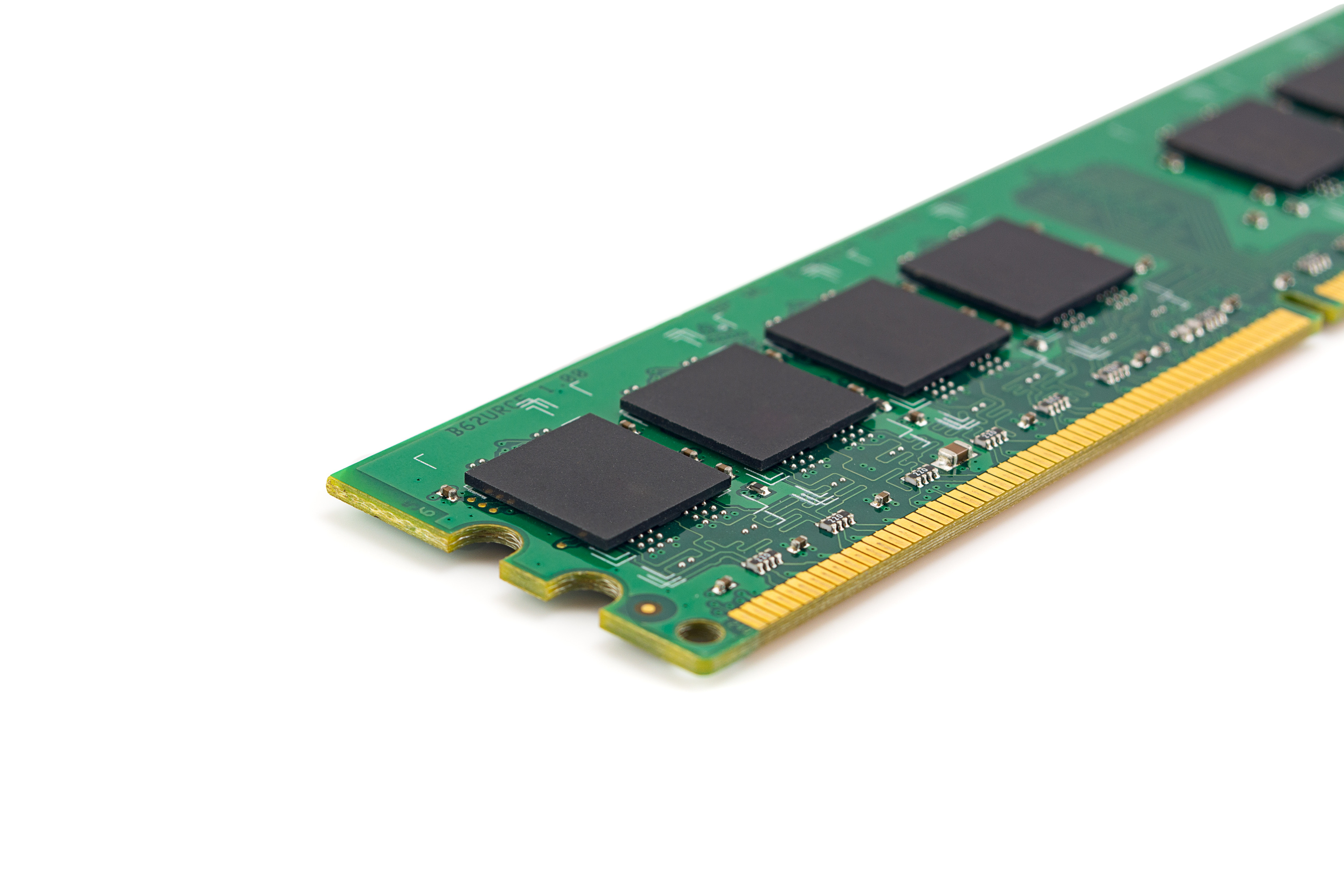 RAM memory module close-up